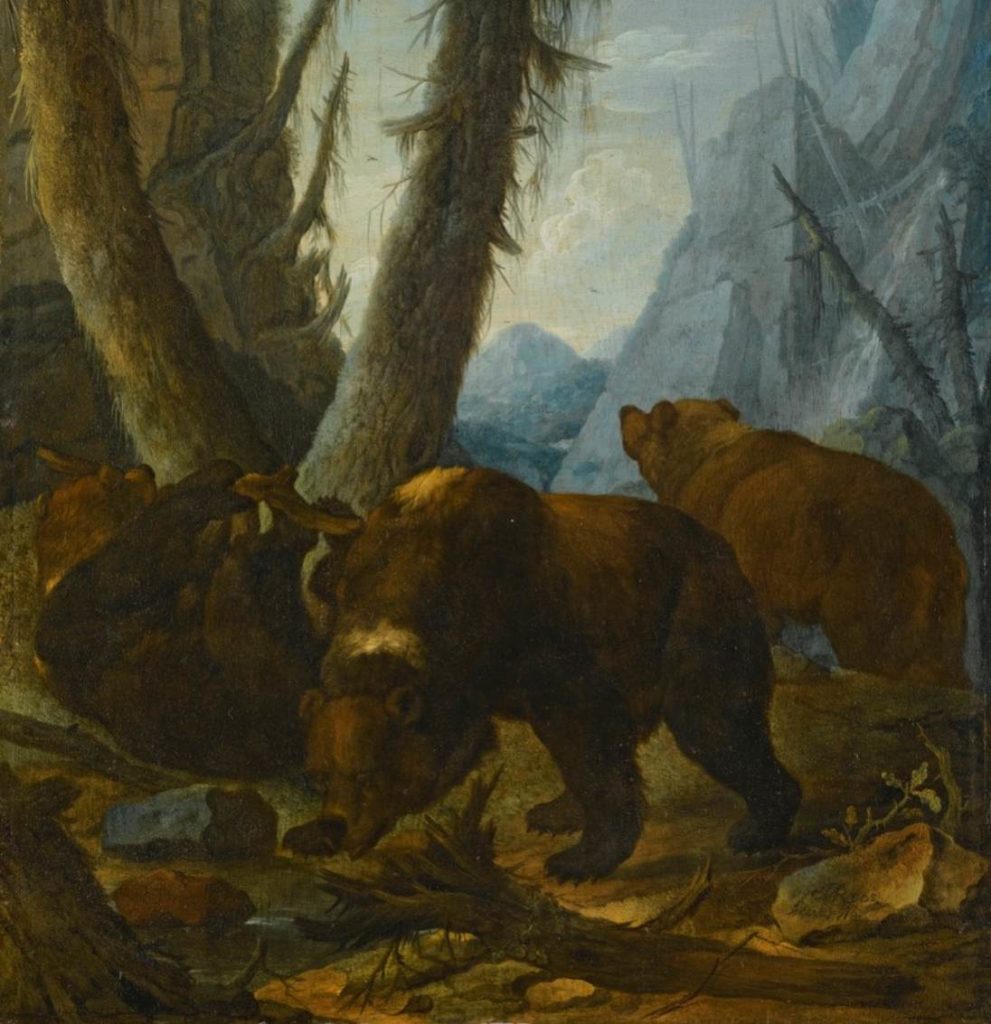 Orso pittura a olio ORIGINALE Dipinti di orso grizzly arredamento della  camera del bambino opere d'arte della fauna selvatica Pittura originale di  cuccioli di orso Pittura per bambini -  Italia