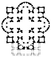 Собор святого петра в риме браманте план